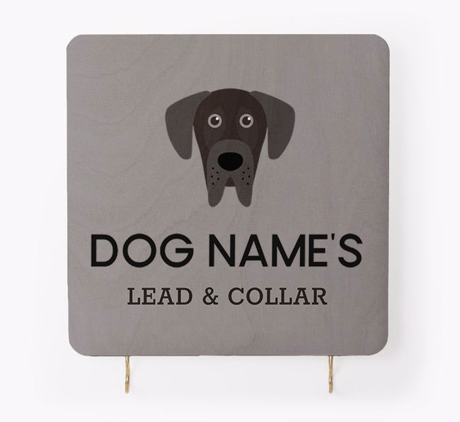 Personalised {breedFullName} Lead & Collar Hanger